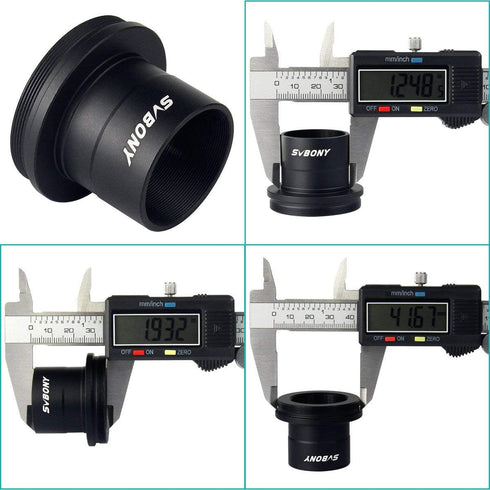 SVBONY T2 T Ring Adapter, 1.25 inches Metal Telescope Camera Adapter for Canon EOS Lenses