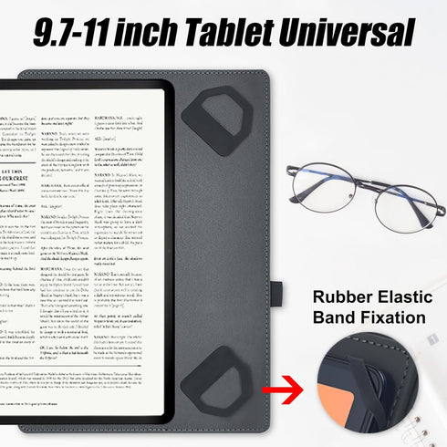 Universal Touchpad Keyboard Case for 9.7, 10.1, 10.2", 10.5", 10.9", 11" Tablet, Rainbow Backlight TrackPad Keyboard