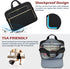 NEWHEY Laptop Bag 15.6 Inch Briefcase for Women Men, Waterproof Messenger Bag for Business Office Work, Black
