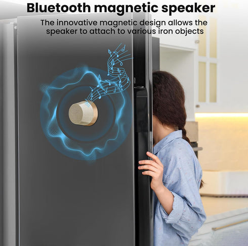 GOKINDOR Birthday Gifts for Men Who Have Everything Bluetooth Speakers Phone Stand, Portable Magnetic Speaker
