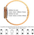 38mm 40mm 41mm 42mm 44mm 45mm 7/6/5/4/3/2/1 CTYBB Compatible with Apple Watch Band for Women, Rhinestone Metal Jewelry