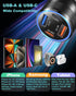 USB C Car Charger 65W, OKRAY 3-Pack 4-Port Fast Charging QC/PD/PPS Type C Car Phone Charger, Compatible for iPhone 15