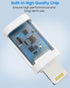 MoKo USB C Female to Lightning Male Adapter, Lightning to USB-A OTG Connector for iPhone 14/13/12/11 Pro Max