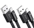 Ruaeoda Long Micro USB Cable - 6ft 2Pack with Gold-Plated PS4 Charger Cable for Android Phones