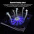 Laptop Cooler Cooling Pad, USB Powered Notebook Cooler Pad, PC Fan Cooler with LED RGB Lights for/P/Laptop