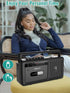 WIITHINK WTB-777 Cassette Cassette Portable Player Boombox, AM/FM Radio Stereo with Bluetooth, USB, Recorder, Earphone
