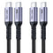 240W USB C Cable 3ft 2 Packs, USB 4 Fast Charging, 40Gbps
