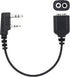 Arrowmax ACDM1-K2 M1 to K1 Adapter Cable Connector Compatible with BaoFeng BTECH UV-5R UV-5RA UV-5RE UV-5R3 BF-F8HP UV-82HP Kenwood 2-PIN Radios NX-1200 NX-1300 NX-P1200 NX-P1300