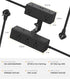 VILONG 4 Ports(20W 15 5FT Dual Layer Desk Clamp Power Strip with USB USB-C) & AC Outlets, Desktop Edge Mount Surge