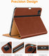 DTTO 12.9 6th 5th 4th 3rd 2022/2021/2020/2018, for iPad Pro / / / Generation Case Premium Leather Folio Stand Cover