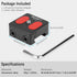 Metal Picatinny Dovetail Rail Mount Adapter with 1/4" Screw for Small Video Camera DSLR