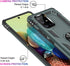 LUMARKE Galaxy A71 5G Case, 16ft Drop Tested Military Grade Cover with Magnetic Ring Kickstand, Pine Green