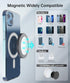 ARLIFE Sticky Magnetic Phone Wall Mount, Compatible with Magsafe iPhone 14/13/12 Mini Pro Max, Holder for All