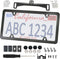 Aootf Universal Car Rear View Camera Kit, Black License Plate Frame and Backup Camera Holder for Dash Cam