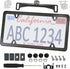 Aootf Universal Car Rear View Camera Kit, Black License Plate Frame and Backup Camera Holder for Dash Cam