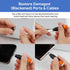 12 in 1 iPhone Cleaning Kit for Charging Port, Phone Cleaning Kit for iPhone/AirPods/iPad, Safely Clean Lightning Cable