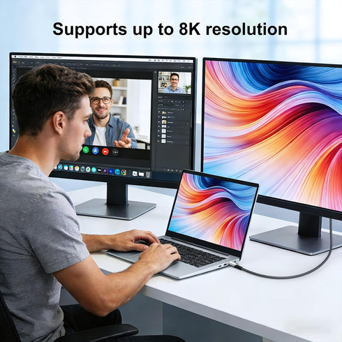 4 6.6FT 2-Pack, 40Gbps 240W 4/3, 8K@60Hz 17/16/15, USB Cable USB C Data Cable for Thunderbolt USB-C Video Fast Charging