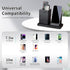 Wireless Charger with Desk Organizer, Charging Station for iPhone 14/14 Pro/13/12/11/Samsung Galaxy S23/S22/S21