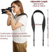 1.8-Inch Stylish PU Leather Camera Strap for Canon, Nikon & Sony