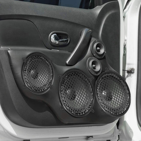 Unifizz Car 2pcs Audio Speaker Cover Metal Mesh Subwoofer Grill Horn Guard 8 Inch Black
