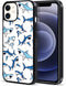 Blue Shark Art Animal Design Case for iPhone 15, Soft TPU Hard Back, Shockproof