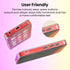 innioasis G5 Mp3 4.61 2.56 0.47inches Crystal Clear Case Only Fit Player Sold from Store Case Size: x x
