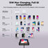 Wireless Car Charger Pad Qi Charging Mat Fast 15W Quick Charge Adapter for iPhone 14 13 12 Pro Max 11 8 Plus