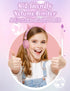 Shop SIMJAR Cat Ear Kids Headphones (Pink) with Microphone, Volume Limiter 85/94dB, Foldable for School & Travel.
