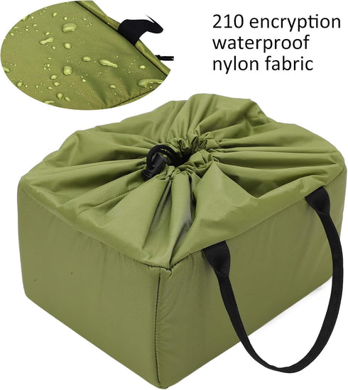 Hilitand Protective Flexible Padded Storage Bag with Removable Partition for Mirrorless Cameras and Lenses