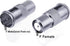 Coax Quick TV Connector, 7 Pcs Coaxial Push on Plug F Type Quick Connect Cable TV Connectors