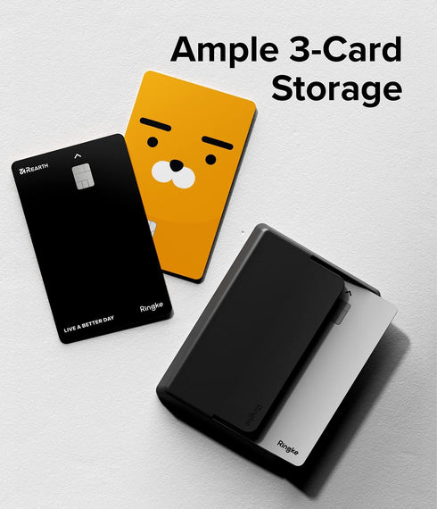 Ringke Magnetic Slide Slot Card Holder, Compatible with MagSafe Wallet, Lightweight Hard Phone Wallet for Photocard
