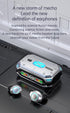 True Wireless Earbuds, 2024 Bluetooth Headphones 5.3 Earbuds, Waterproof Touch Control Ear Buds in-Ear Built-in Mic, with LED Power Display, IP7 Waterproof Earphones Sport Headset - Model 36