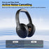 QCY H3 LITE Active Noise Cancelling Headphones, Wireless Over Ear, 60H Playtime, Bluetooth 5.3 for Travel