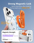 Oerwni 6-in-1 360 17/16/15/14/13/12 Oerwin for Magsafe Phone Grip Stand, Magnetic Phone Holder for Magsafe Kickstand