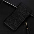 LEECOCO Mandala Embossing Case for Galaxy S10e, Luxury PU Leather Flip Wallet with Magnetic Stand, Card Slot Folio