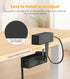 VILONG 4 Ports(20W 15 5FT Dual Layer Desk Clamp Power Strip with USB USB-C) & AC Outlets, Desktop Edge Mount Surge