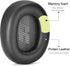 Live 650 BTNC E65BTNC Ear Cushion Memory Foam Ear Pads Replacement for JBL E65 E65BTNC/DUET NC/LIVE 650BTNC LIVE 660