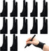 12 Pcs Artist Drawing Glove, Digital Art Glove with Two Fingers for Stylus Pen Graphic Tablet Sketching Painting for