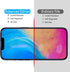 Slanku 3 Pack Tempered Glass Privacy Screen Protector for iPhone 13 Mini, Anti-Spy, Full Coverage, Case Friendly.
