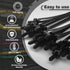 30PCS Push Mount Cable Zip Tie 8.3 x 0.2 inch Self Locking Cable Strap Push Mount Cable Ties Nylon Car Mount Wire Tie Car Fastener Cable Clips Wraps for Indoor Wire Tying by LOLOLE