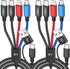 Dual Type-C Ports 4 in 2 Multi Charging Cable, Travel Cruise Essentials