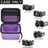 Vlogging Camera Case Compatible with Duluvulu/for TEBNGIHNM/for zheozeig/for Oiadek 4K Digital Cameras for Youtube. Vlog Camera Carrying Storage for Lens, Cable and Other Accessories - Purple