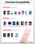 Wireless Charger with USB C Phone Charger, Qi Certified Charging Stand with PD Adapter for iPhone 15/14/13/12/11, Dock