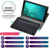 DETUOSI Universal 7-8 inch Wireless Keyboard, Multi-Device Portable Ultrathin (6mm) Lightweight for iOS/Android/Windows