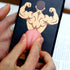 Funny Ugly Phone Case for iPhone 12 Mini Ridiculous Weird Ugliest Phone Case Crazy Peach Phone Case