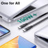 100W USB C to USB C Charging Cable 2-Pack, 4Ft Fast Charge for MacBook Pro, iPad Pro, Galaxy S22 Ultra, Pixel, Switch,