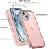 ORIbox Rose Gold iPhone 15 Case, Military-Grade Drop Defense, Rugged Dual-Layer Design, 6.1 inch, Force Armor Series