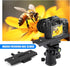 L-LINK 16cm/6.3in 2 1/4" Way Macro Focusing Rail Slider, Quick Screw Release Mount Camera Flash Support Plate, Focusing