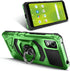 NZND Full-Body Protective Case with Tempered Glass Screen Protector for AT&T Calypso 3 (U328AA), Military-Grade,