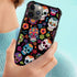 TnXee Sugar Skull Case for iPhone 12/12 Pro - Shockproof, Anti-Scratch Design for Men & Women. Compatible & Stylish!